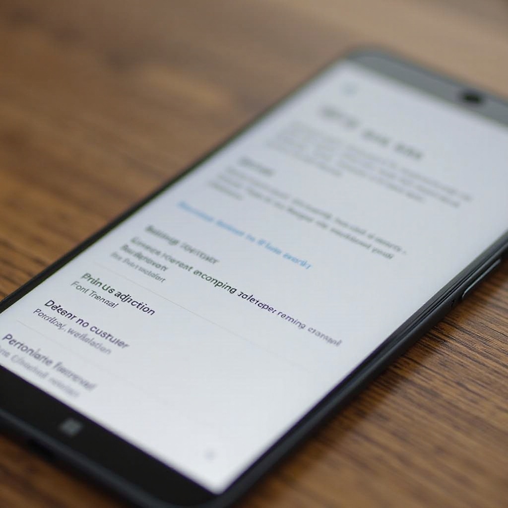 redmi note 13 pro 4g no puede cambiar el tamaño de la fuente