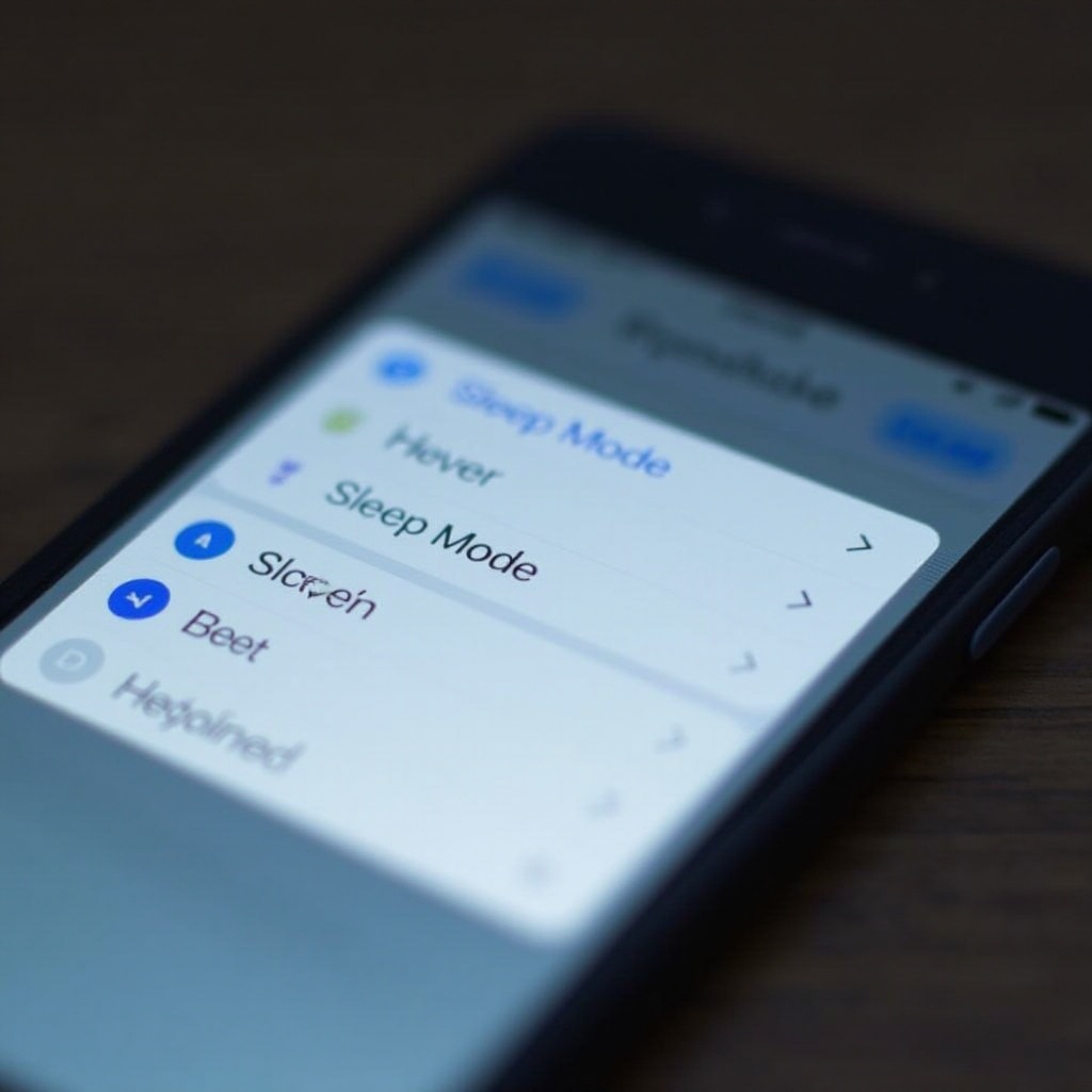desactivar el modo de suspensión en el iPhone 13
