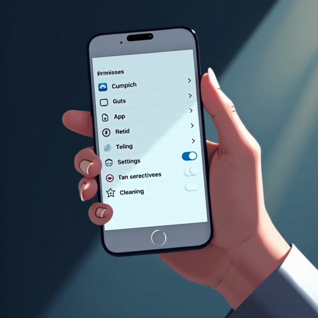 permissões de aplicativo configurações do iphone