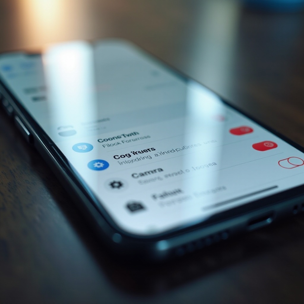 permisos de aplicaciones configuración del iphone