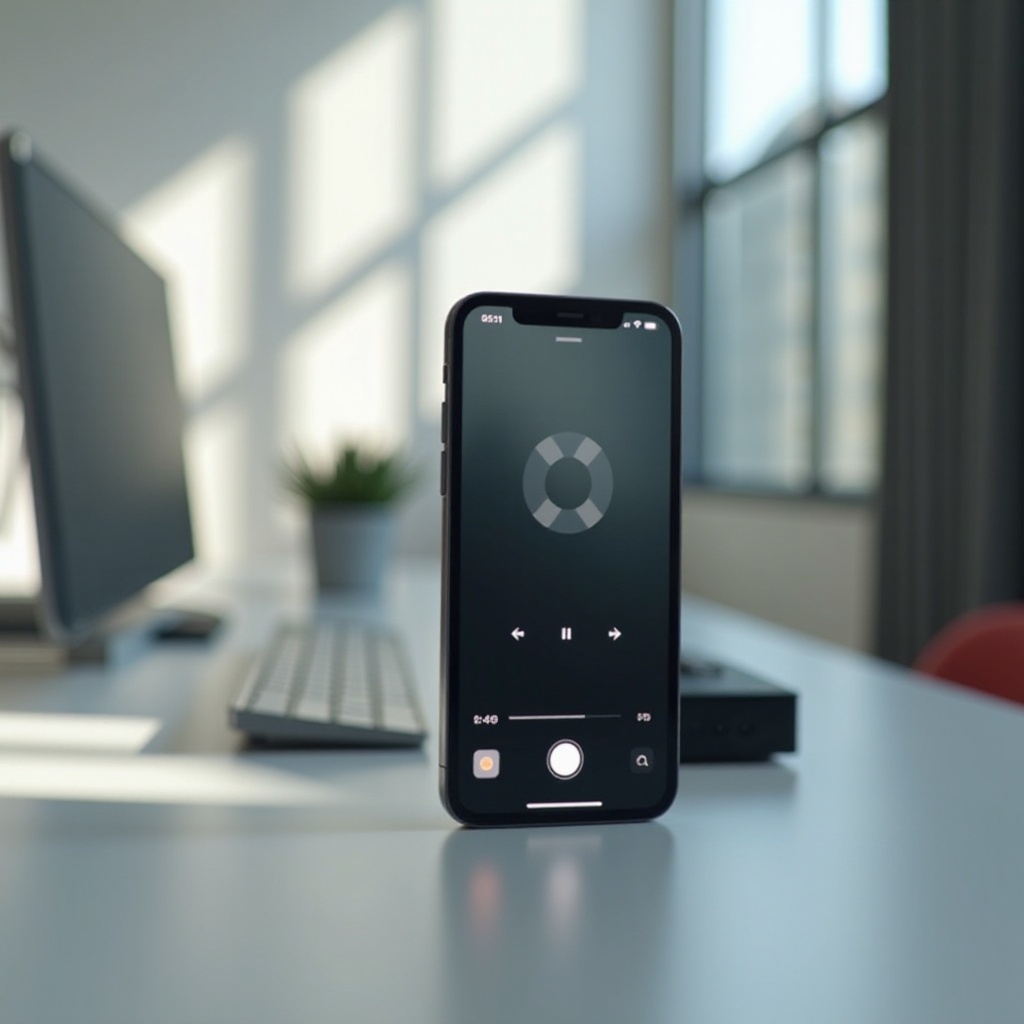 cómo repetir un video en iphone