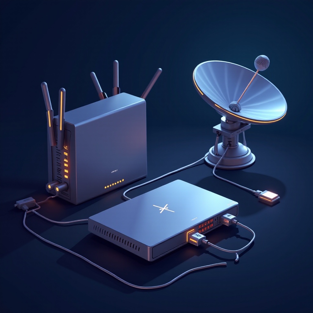 conectando starlink ao meu próprio roteador