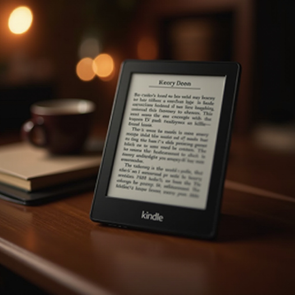 como ligar e desligar o kindle