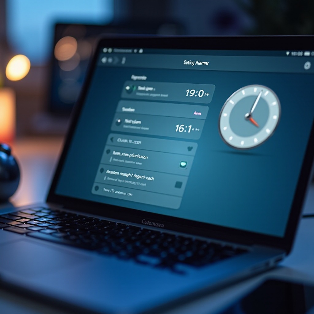 ¿Cómo puedo poner una alarma en mi Mac?