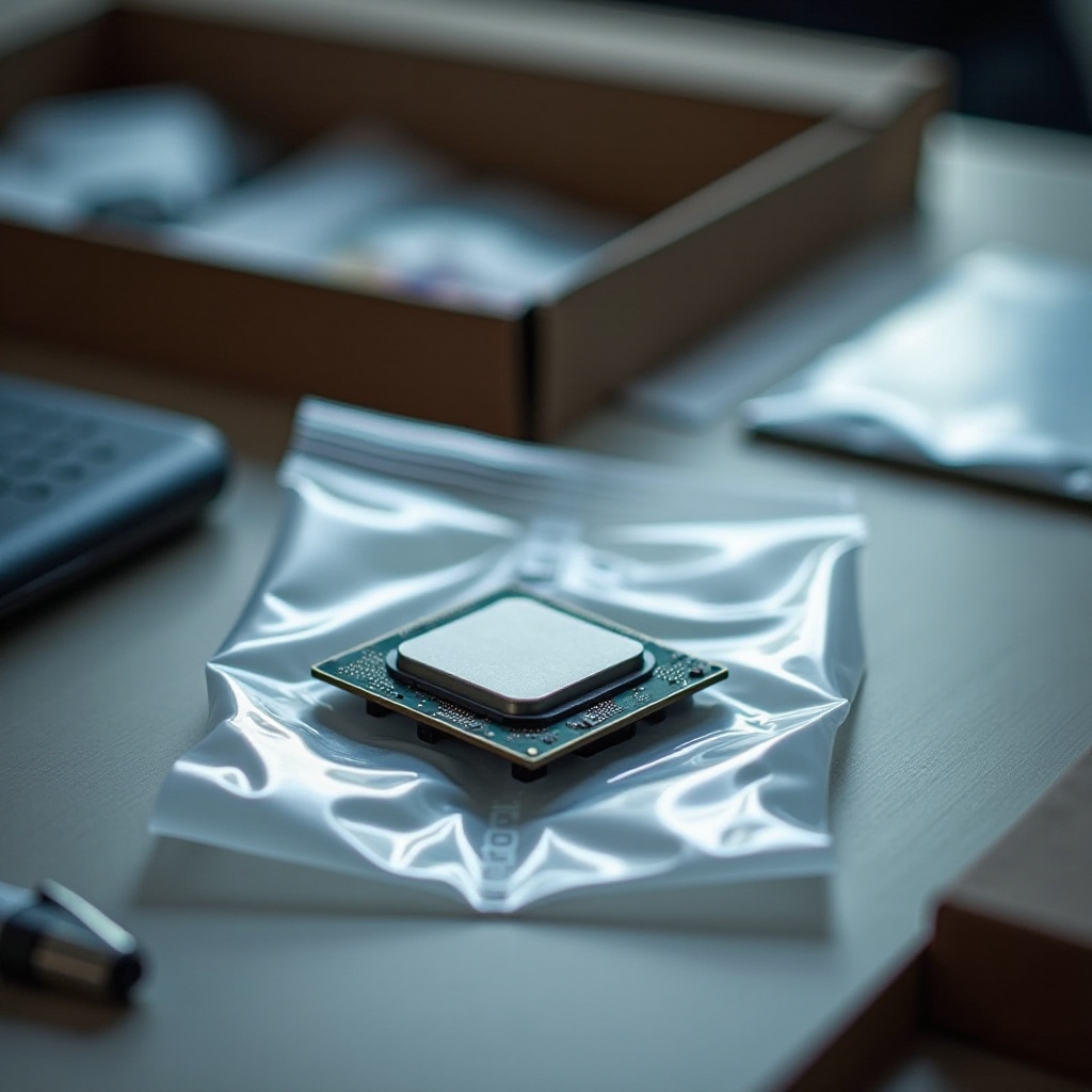 jak wysłać procesor w torebce antystatycznej