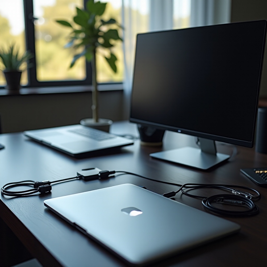 laptop nie łączy się z monitorem
