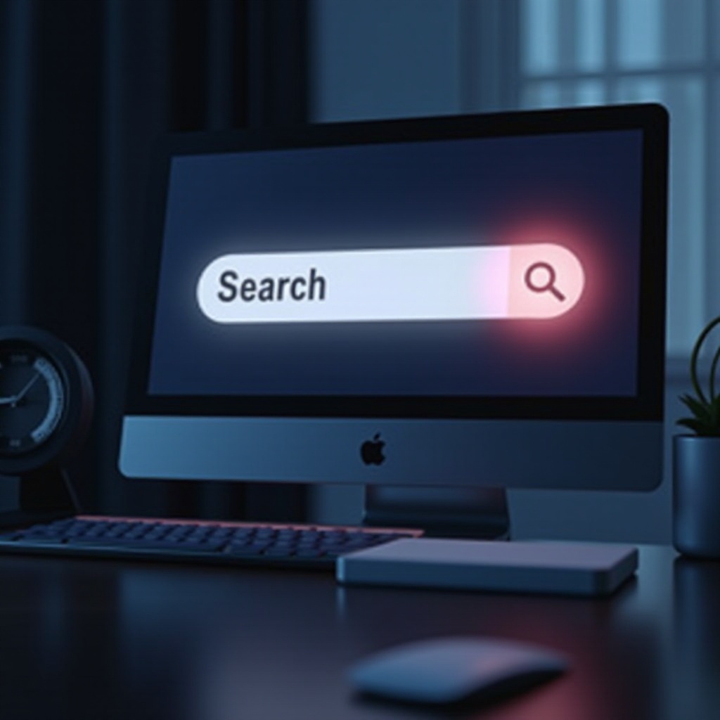 como pesquisar uma palavra no mac