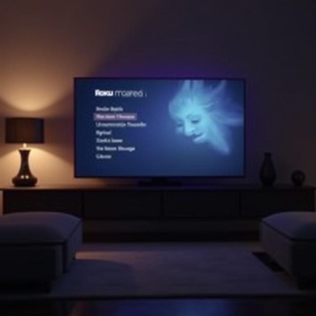 Por que minha TV Roku está narrando tudo?